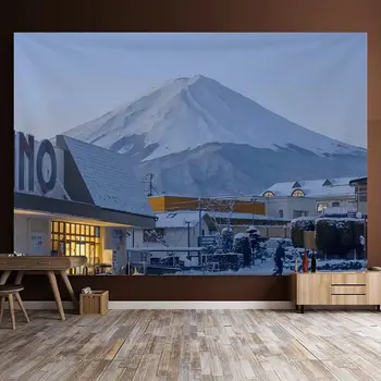 Japonský Gobelín Pozadie Mount fuji Gobelín Stene Visí Scénické Gobelín Umenie Tapisérie pre Spálne, Obývacia Izba Koľaji