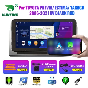 10.33 Palcový autorádia Pre TOYOTA PREVIA 2006-2021 UV RHD 2Din Android Auto Stereo DVD Prehrávač, GPS Navigáciu QLED Obrazovke Carplay