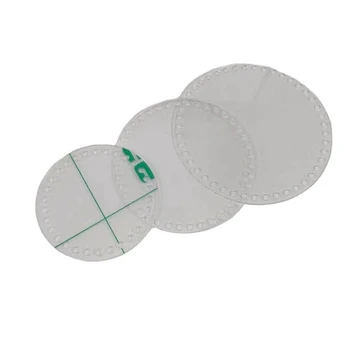 M6CC Kolo Transparentné Akrylátové Dosky Pletené Taška na Príslušenstvo Ručné DIY Háčkované Tašky Materiál Pletenie Base Shaper
