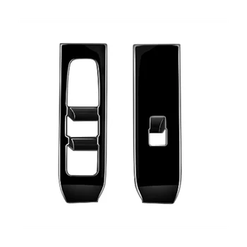Pre Toyota Alphard 40 Série 2023+ Bright Black Dvere Armest Okno Výťah Spínač Kryt Sklo Ovládanie Kryt RHD