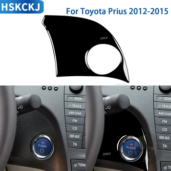 Pre Toyota Prius 2012 2013 2014 2015 Príslušenstvo Auto Čierneho Plastu Tlačidlo Štart Panel Výbava Nálepky Úprava Dekorácie
