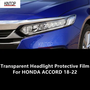 Pre HONDA ACCORD 18-22 TPU Transparentné Svetlometu Ochranný Film, Svetlometu Ochrany,Filmové Úpravy