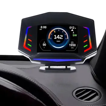 Auto Head Up Displej Digitálne GPS Tachometer S Duálny Režim OBD2/GPS GPS Digitálny Rýchlomer na Rýchlosti Alarm Unavený Jazdy