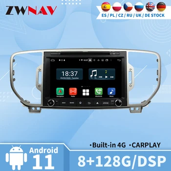 Carplay Rádio, Bluetooth Pre KIA Sportage 4 2016 2017 2018 2019 Automobilových Multimediálnych Central 2 Din Android Auto Displej Stereo