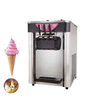 Stolové Malé Soft Ice Cream Stroj Multi-Function Obchodné