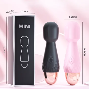 10 Režimy Silné Vibrácie Mini Vibrátor Magic Stick USB Nabíjanie Masér Klitorisu G-bod Vibrátory sexuálnu Hračku pre Ženy, Dospelí 18