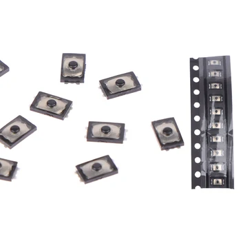 10/50PCS 2x3x0.6 U Dotykové Tlačidlo Prepnúť Takt 4 Pin Micro Switch SMD Mini Thin Thin Film Tlačidlo Ľahký Dotyk Prepínač