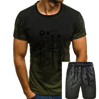 Pánske Analógové Syntetizátor, Korg Volca T Shirt Hudby Synth Elektro Modulárny Techno Bavlna Krátke Sleeve Tee Tričko 4XL 5XL T-Shirts