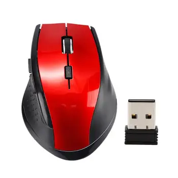 2.4 GHz Wireless Mouse 1200DPI Optical Gaming Mouse Wireless pre Notebook 6 Tlačidlá Myši s USB Prijímač