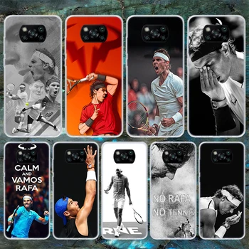 Rafael Nadal Tenis Soft Telefón Prípade Pre Xiao Poco X3 Pro X5 X4 NFC M4 M3 M2 F3 F2 F1 Mi Poznámka 10 Lite A3 A2 A1 CC9 Gt Fundas