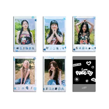 5 ks/set (G)I-DLE World Tour koncert miesto konania týždenný karty Album lomo karty tlač fotografiu, výtvarné umenie SOYEON YUQ IMINNIE GIDLE karty kpop