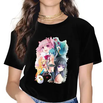 Anime Puella Magi Madoka Magica Skupiny Tričko Homme dámske Oblečenie, Unisex Polyester Blusas Tričko Pre Ženy