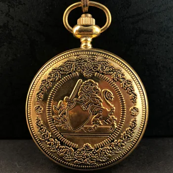 Vintage Luxusné Zlaté Vreckové Hodinky Pánske Ženy Steampunk Starožitné Mechanické Ručné navíjanie Vrecku Fob Hodinky reloj hombre