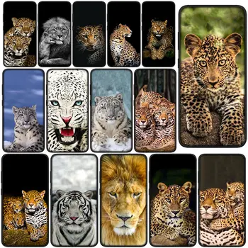 Leopard Zvierat Kryt Telefónu Prípade Huawei Y7A Y6P Y5P Y6 Y7 Y9 Prime 2018 2019 Y8P Y9A Y8S Y9S P Smart Funda Coque Mäkké Puzdro