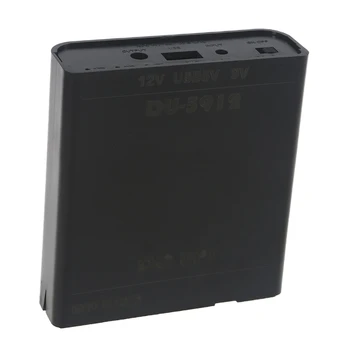 DIY 3x 18650 Batérie 5V USB + 3.5X1.35mm 9V + 12V 5.5x2.1mm UPS Napájací Box pre WiFi Router, Modem, Bezpečnostné Kamery Kvapka Loď