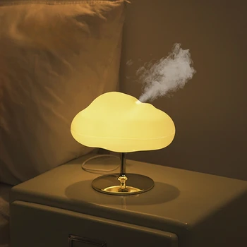 270ml Cloud Aromaterapia Stroj Ploche Atmosféru Spálne Aromaterapia Stroj Esenciálny Olej Zvlhčovač Farebné nočné osvetlenie