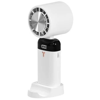 Chladiace Ručné Ventilátor Stolný Ventilátor, Digitálny Displej Ploche Skladací Mini Vypnúť Mobilný Telefón Stojan Leafless Elektrický Ventilátor