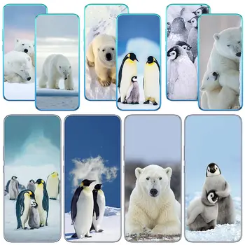 White Bear Penguin Spheniscidae Telefón pre Motorola Moto E13 E22I E22 G52 G42 G32 G22 G23 Okraji 30 neo Ultra 20 FUSION Kryt Prípade