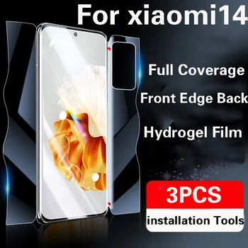 Xiaomi14Pro Motýľ Hydrogel Film Pre Xiao 14 Pro Screen Protector XIaoMi14 Pro 360° Predné Zadné