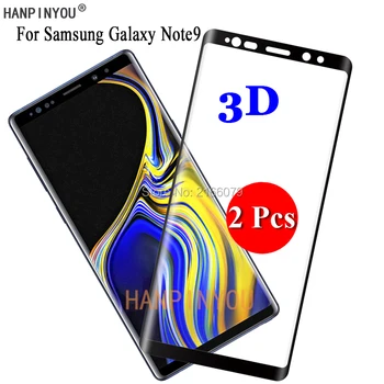 2 Ks Pre Samsung Galaxy Note9 Poznámka 9 N9600 9H Ultra Tenký 3D Zakrivené Úplné Pokrytie Screen Protector Tvrdené Sklo Ochranný Film
