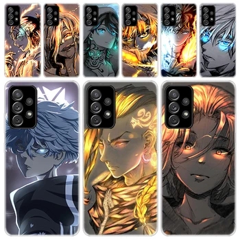 Tokio Anime Revengers Transparentné Mäkké Telefón puzdro pre Samsung Galaxy A51 A50 A41 A31 A21S A11 A40 A30 A20E A10 A6 A7 A8 + A9 Spp