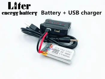 602035 3,7 V 500mAh Lipo batérie Pre Hubsan h107d MJXRC F47 Difeida DFD F180 FY310B m62R 3,7 V 500 mah Lipo Batérie + USB nabíjačka
