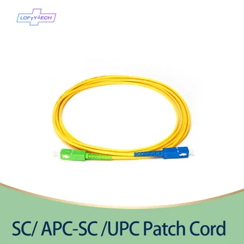 Doprava zadarmo 10PCS/Veľa SC/APC-SC/UPC-SM 2 mm/3 mm Optický Jumper Kábel Jednom Režime Rozšírenie Patch Kábel