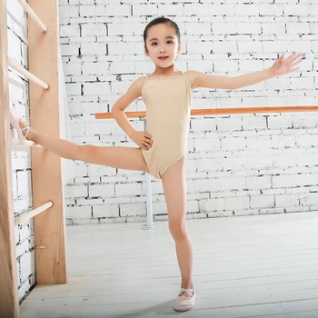 Deti Šatka Nahé Trikot Deti Gymnastiku, Balet Dance Trikot Dievčatá Telo Tanec Vyhovovali Kožená Kombinéza Dievča Praxi Oblečenie