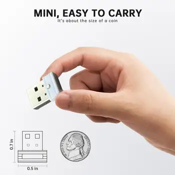 Nezistiteľný Automatické Mover USB Port Shaker Wiggler pre Notebook Udržuje Počítač Hore Simulovať Pohyby Myši S6M4