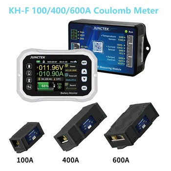 Bluetooth Battery Monitor Coulomb Meter DC 0-120V 100A 400A 600A Napätia, Prúdu Tester VA Indikátor Kapacity