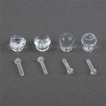 20sets priehľadný Akrylový Rukoväť Gombík + Transparentné Skrutku Crystal Plastové Vytiahnuť Trojuholníkové/Diamond/Sférické Dekor Hrudníka Bielizníka Box