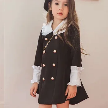 Baby Detský Dievča Tutu Šaty Princezná Šaty pre Dievča Patchwork Oblečenie Detí Casaul Nosiť Odev 2 do 7 Rokov Vestidos