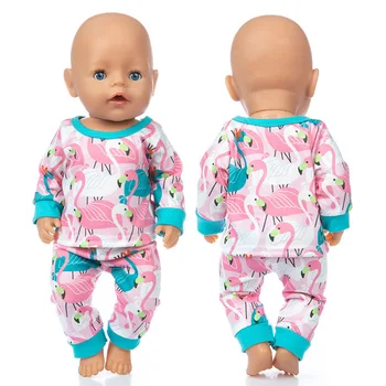 Vysoká kvalita Doll Oblečenie vhodné 17 palcové 43 cm Bábiky Oblečenie Narodené Dieťa Oblek Pre Dieťa Narodeniny Festival Darček