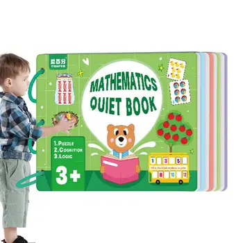 Montessori Zmyslové Kniha Tiché Činnosť Knihy Učenie Zvierat Číslo Zodpovedajúce Puzzle 3-6 Rokov Zmyslové Učebných Materiálov