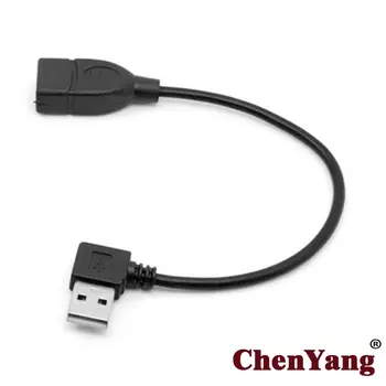 CY Zihan Ľavej Uhle 90 Stupňov, USB 2.0 Typu Samec Samica Predlžovací Kábel 20 cm