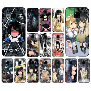 Anime Mieruko Chan Miko Telefón puzdro Na Huawei Mate 10 20 30 40 50 lite pro Nova 3 3i 5 6 SE 7 pro 7SE