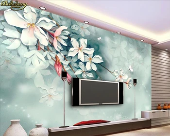 beibehang Vlastné foto tapety nástenná maľba fantasy ručne maľované cherry blossom stenu abstraktných de parede infantil stenu papiere domova