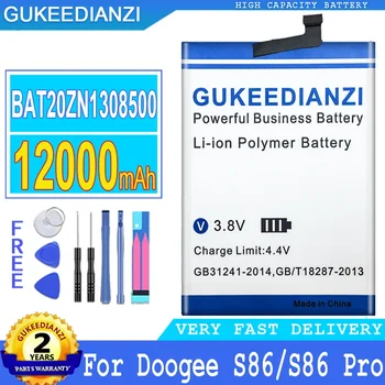 GUKEEDIANZI Batérie pre Doogee S86, S86 Pro, Veľké Batérie, 12000mAh, BAT20ZN1308500