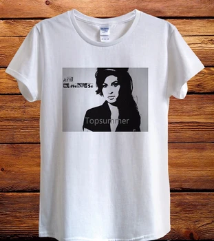 Dámske Tričko Amy Winehouse Nový Dizajn T-Shirt Mužov Unisex Ženy Vybavené Rock 100% Bavlna Nové Bm zostrojenia Topy Tričko