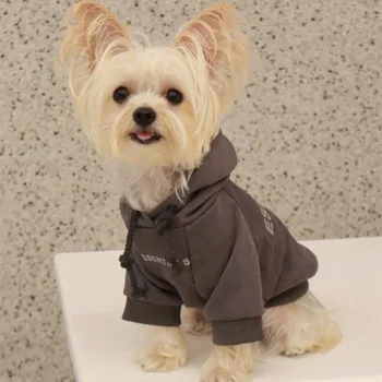 Kapucňou Sveter Pomeranian Teddy Teplý Kabát Oblečenie Pre Malé Psy Zimné Domáce Zvieratá, Pes, Mikiny