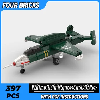 Moc Tehly Vojenské Model 1: 35 162 Salamander bombardér Technológie Modulárny Bloky Darčeky, Vianočné Hračky DIY Sady Montáž