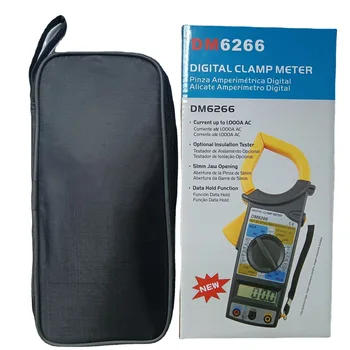 Mini Digital Svorka Meter DM6266 Prenosné Svorka Meter Ammeter uchovávaní Údajov
