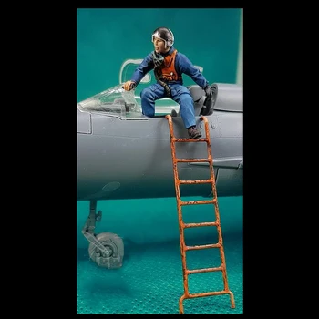 Živica Obrázok 1/48 moderné posádky človek patrí rebrík Model Unassambled Nevyfarbené Obrázok Stavebných Kit