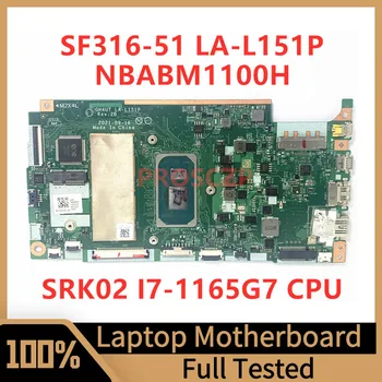 LA-L151P Doske Pre Acer Swift 3 SF316-51 Notebook Doske NBABM1100H S SRK02 I7-1165G7 CPU 100%Plnej Testované Dobre funguje