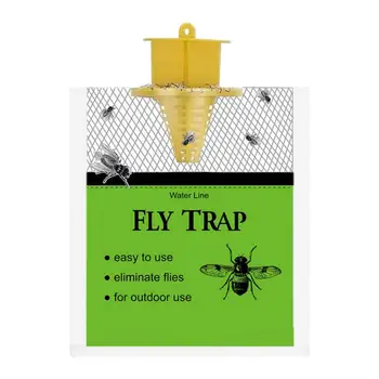 Lietať Taška Pasce Lietať Catcher Tašky Vonkajšie Prírodné Ovocné Fly Trap S Dissolvable Návnadu Veľkú Kapacitu Lietať Pasce Pre Terasy Stodoly