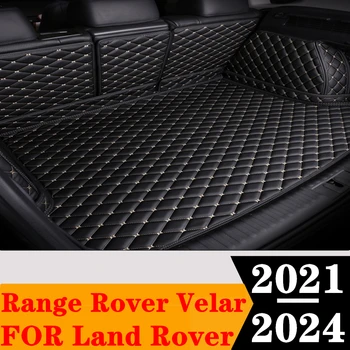 Vlastné kompletnú Sadu Kufri Mat Pre Land Rover Range Rover Velar 2024 2023 2022 2021 Nákladné Zadné Líniové Chvost Boot batožiny Pad Časti