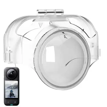 Transparentné Objektív Kryt Pre 360 X3 protiprachová Ochranný Kryt, Anti-drop Fotoaparát Prípade Športové Akčné Kamery Chránič Dodávky