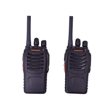 2 Pack BAOFENG 88E PMR446 Rádio UHF 16 Kanálov Micro USB Nabíjačky bez Licencie Walkie Talkie HAM Bezdrôtový Communicaiton