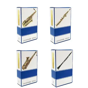 10pcs/ Box Alto Saxofón Trstina Normálnu Úroveň Alto Saxofón Sax Trstina 448D