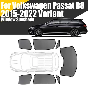 Vlastné Magnetické Auto Okno Slnečník Pre Volkswagen Passat B8 Variant 2015-2022 VW Vozeň Opony Oka Predné Sklo Opony